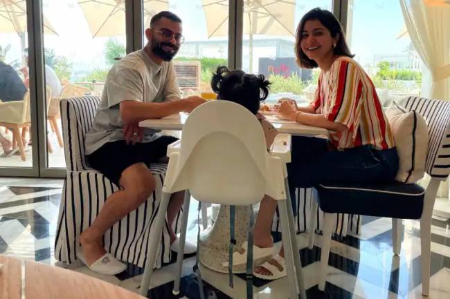 India vs Australia T20 World Cup 2021 warm-up: Virat Kohli enjoys meal with Anushka Sharma and daughter Vamika after quarantine