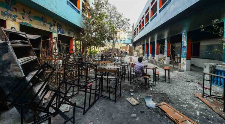 Delhi unrest: 1,880 distress calls on Sunday, 50 arrested, say police